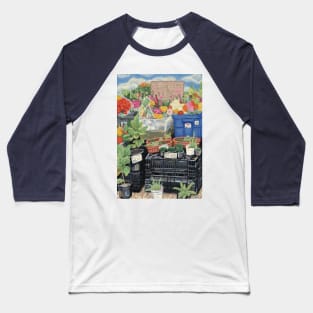 Farmers Market Flowers Baseball T-Shirt